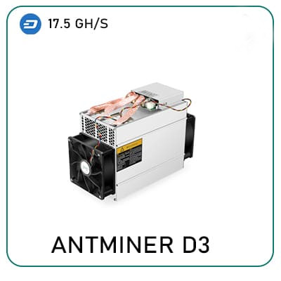 Buy Bitmain Antminer D3 (17.5Gh)