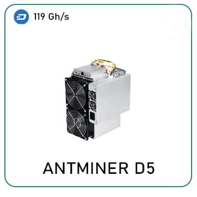 Buy Bitmain Antminer D5 (119Gh)